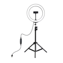 Aro de Luz de 10" con Trípode de 2 Mts